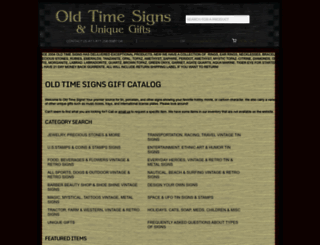 oldtimesigns.net screenshot