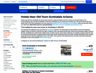 oldtownscottsdalehotels.com screenshot