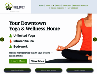 oldtownyoga.com screenshot