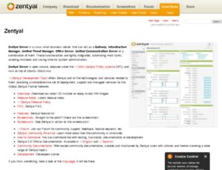 oldtracker.zentyal.org screenshot