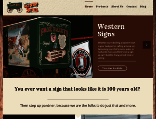 oldwestsigns.com screenshot