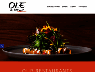ole-restaurants.com screenshot