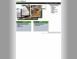oleandersoftware.com screenshot