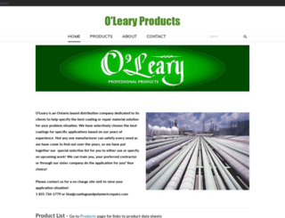 olearyproducts.com screenshot