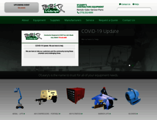olearysequipment.com screenshot