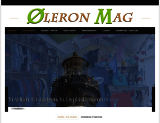 oleronmag.com screenshot