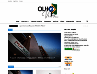 olhovivobr.org screenshot