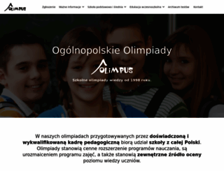 olimpus.edu.pl screenshot