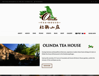 olindateahouse.com.au screenshot
