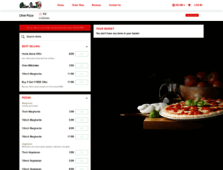 olive-pizza.com screenshot