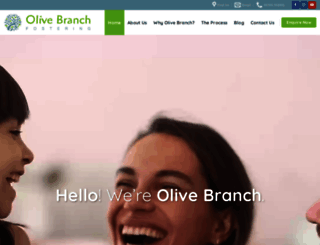 olivebranchfostering.co.uk screenshot