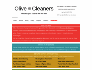 olivecleaners.com screenshot