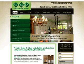 oliveglassandmarble.com screenshot