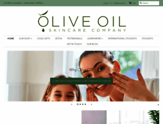 oliveoilskincare.com.au screenshot