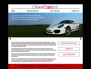 olivercars.co.uk screenshot