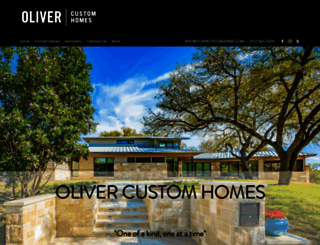 olivercustomhomes.com screenshot