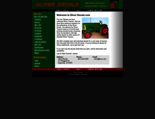 oliverdecals.com screenshot