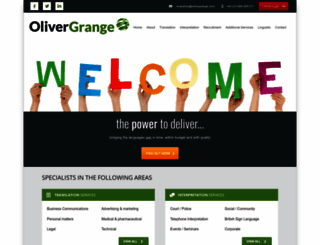 olivergrange.com screenshot
