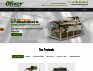 olivermanufacturing.com screenshot