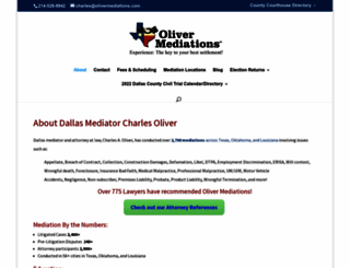 olivermediations.com screenshot
