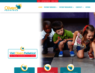 oliveropediatrics.com screenshot