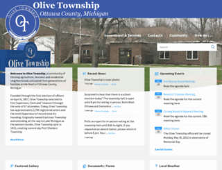 olivetownship.com screenshot