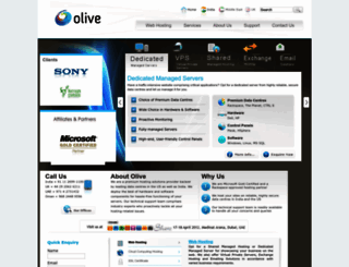 olivewebhosting.com screenshot