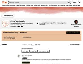 oliveyew.com screenshot