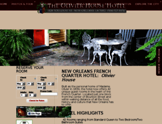 olivierhousehotel.com screenshot