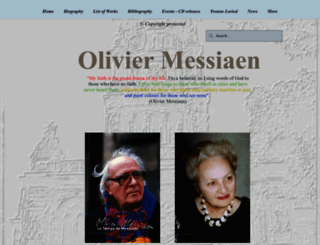 oliviermessiaen.org screenshot