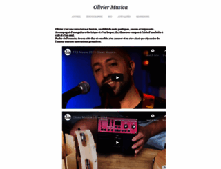 oliviermusica.com screenshot
