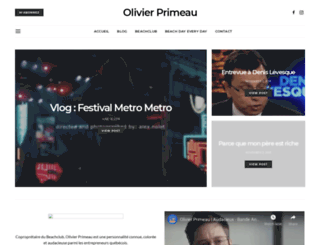 olivierprimeau.com screenshot