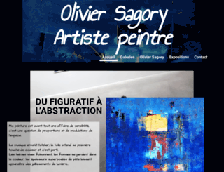 oliviersagory-artistepeintre.com screenshot