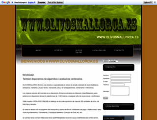 olivosmallorca.com screenshot