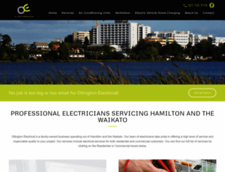 ollingtonelectrical.co.nz screenshot