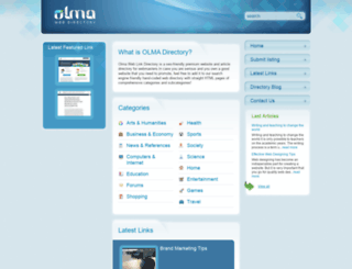 olmaweblinkdirectory.com screenshot