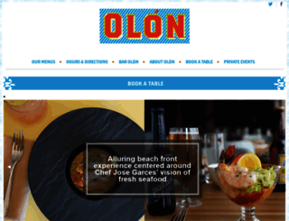 olonrestaurant.com screenshot