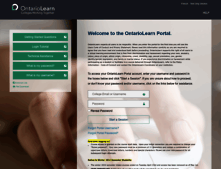 olportal.ontariolearn.com screenshot