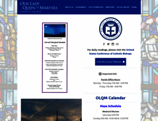olqm-parish.org screenshot