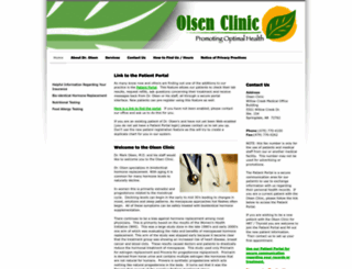 olsenclinic.com screenshot