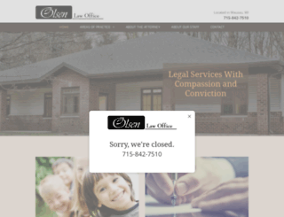 olsenlaw.net screenshot