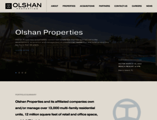 olshanproperties.com screenshot
