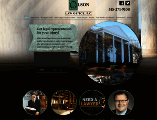 olson-law.net screenshot
