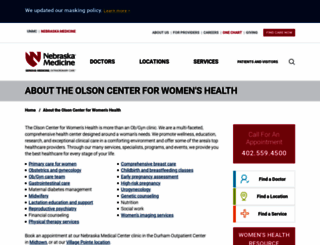 olsoncenter.com screenshot
