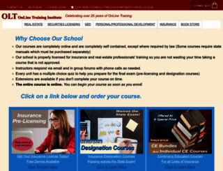 oltraining.com screenshot