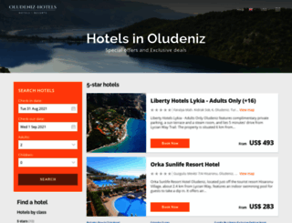 oludeniz-hotels.com screenshot