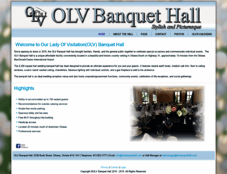olvbanquethall.com screenshot