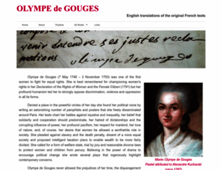 olympedegouges.eu screenshot