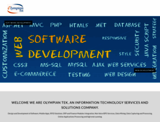 olympiantek.in screenshot