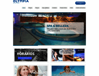 olympiaspafitness.com screenshot